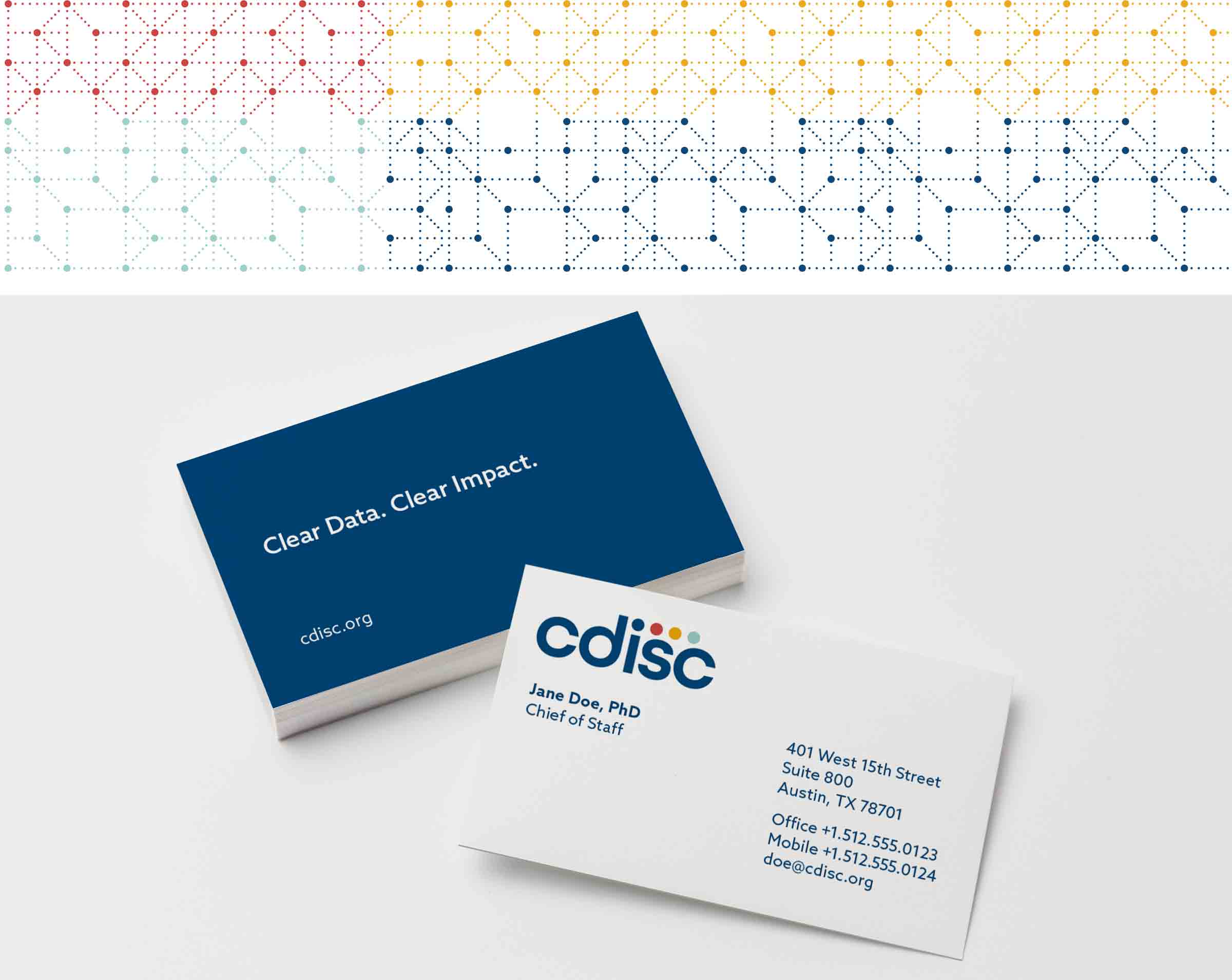 CDISC stationery design branding