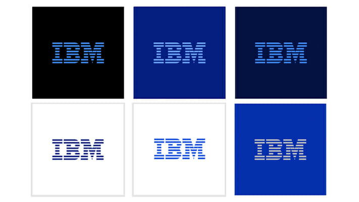 comparison of IBM tech logos
