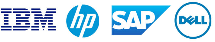 various tech logos