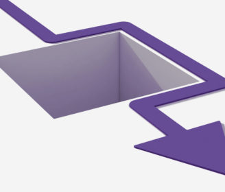 illustration of avoiding hole in the ground