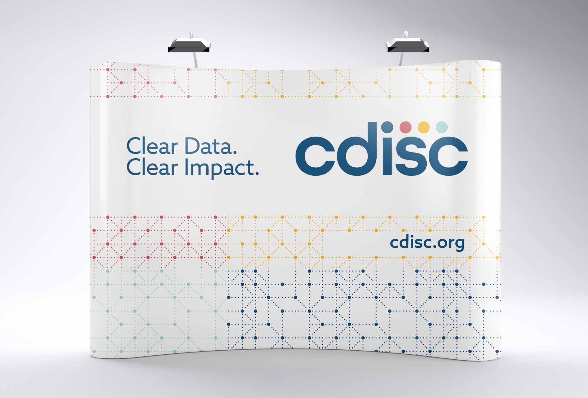 cdisc branding trade show graphics design