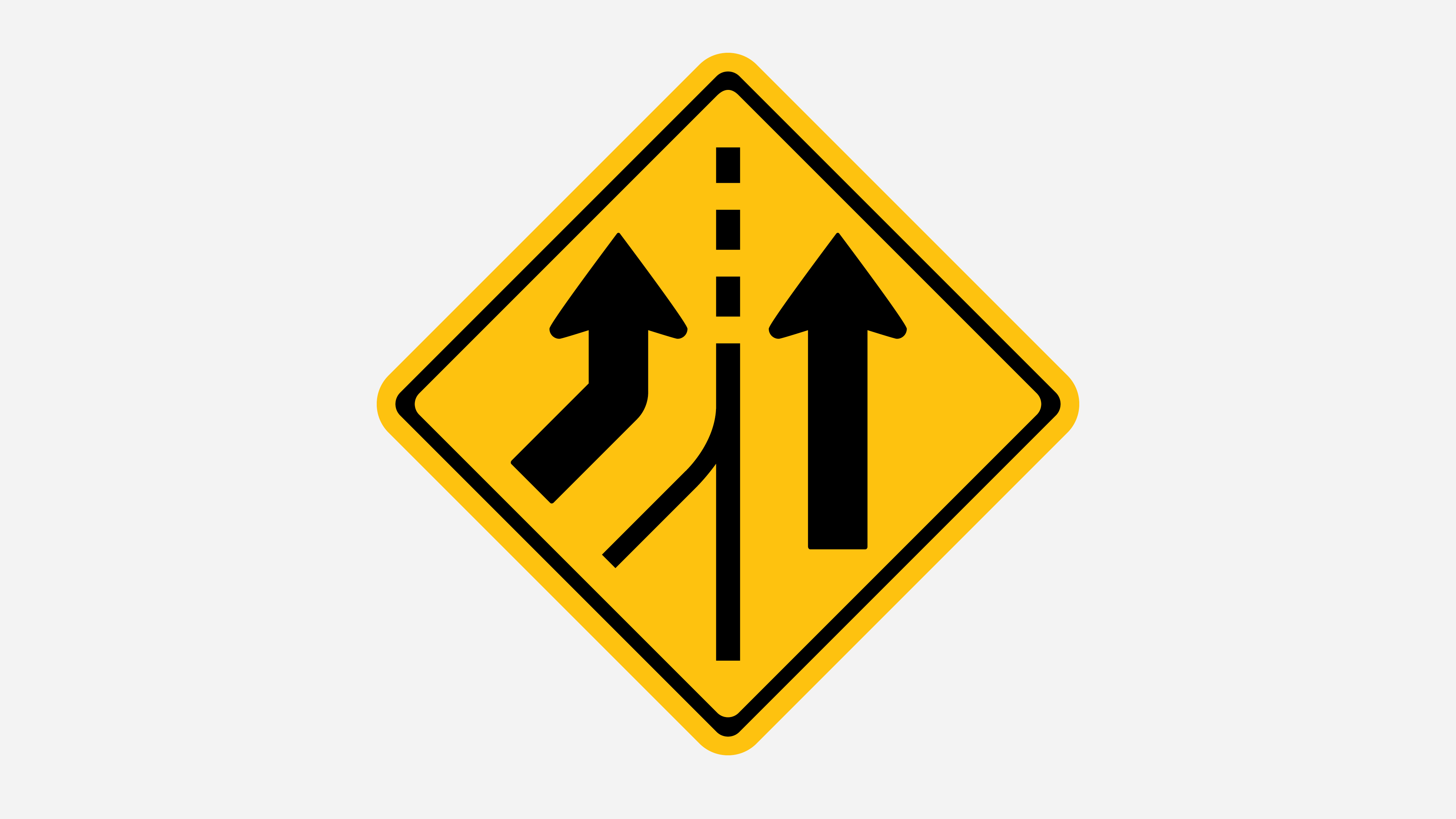 road sign traffic direction