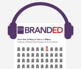 Desandtis Breindel headphones branded ad