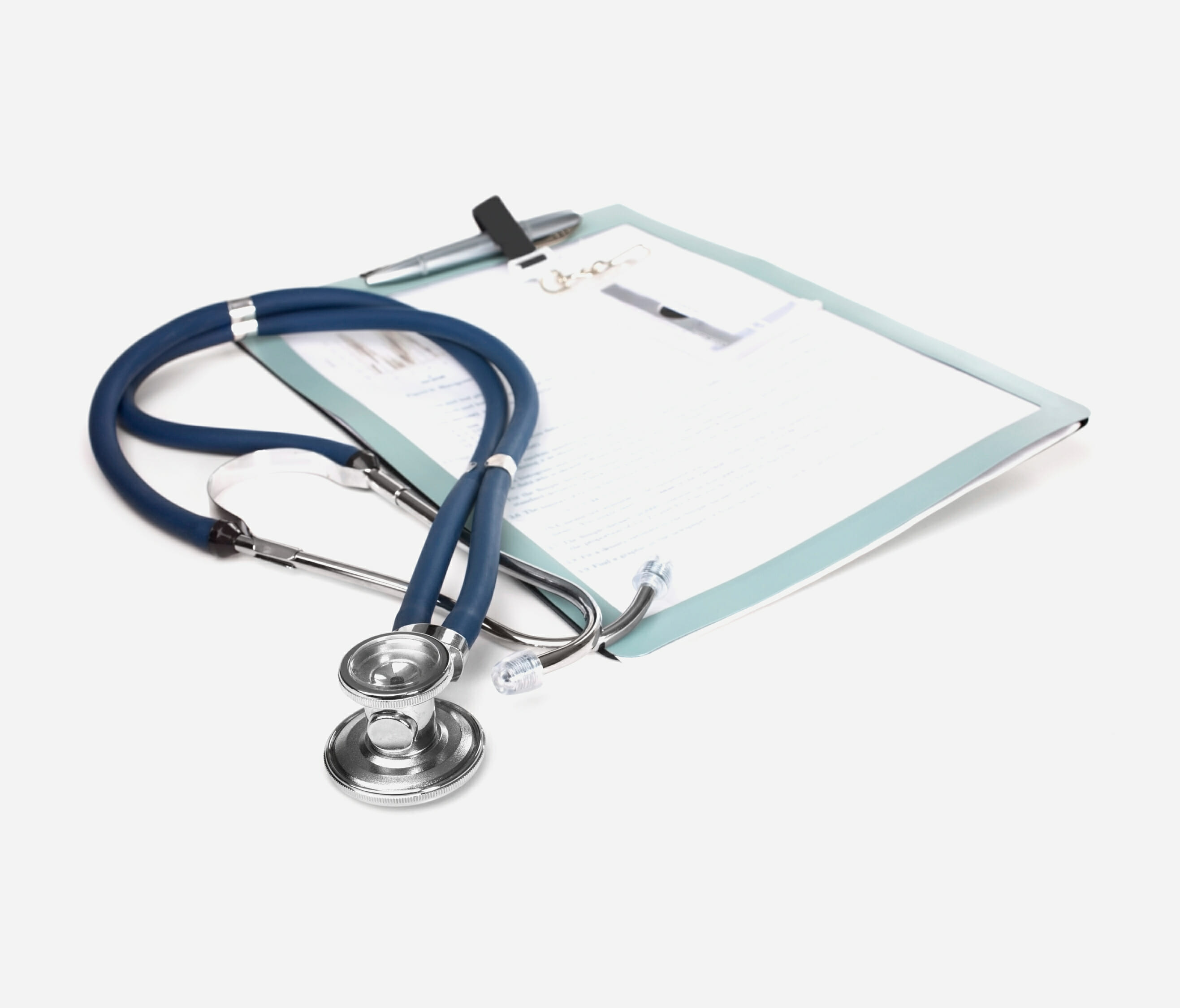 stethoscope and clipboard