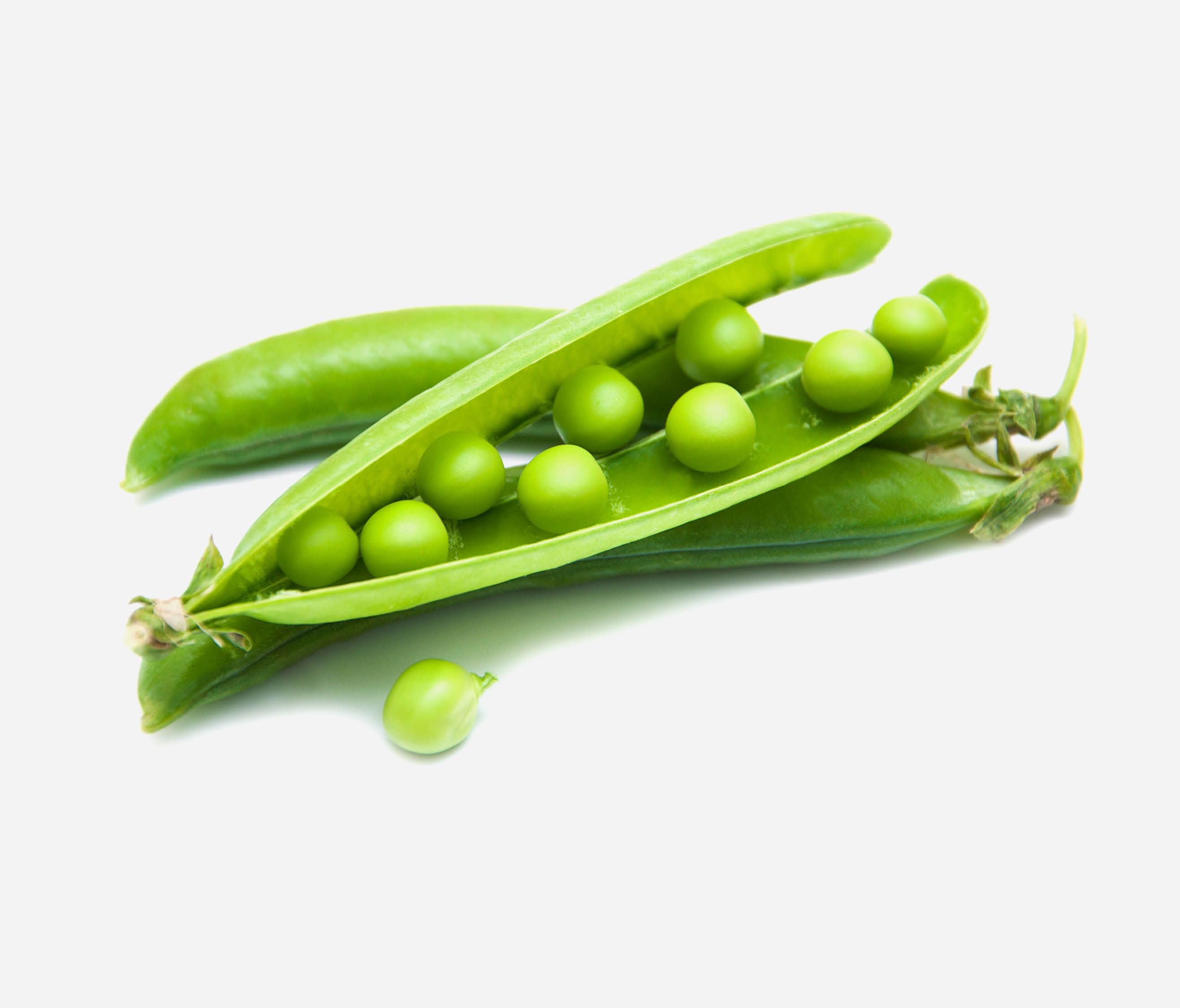 split open peas in a pod