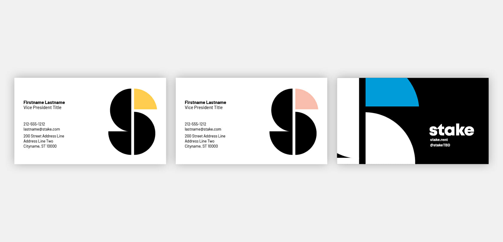 stake business card designs