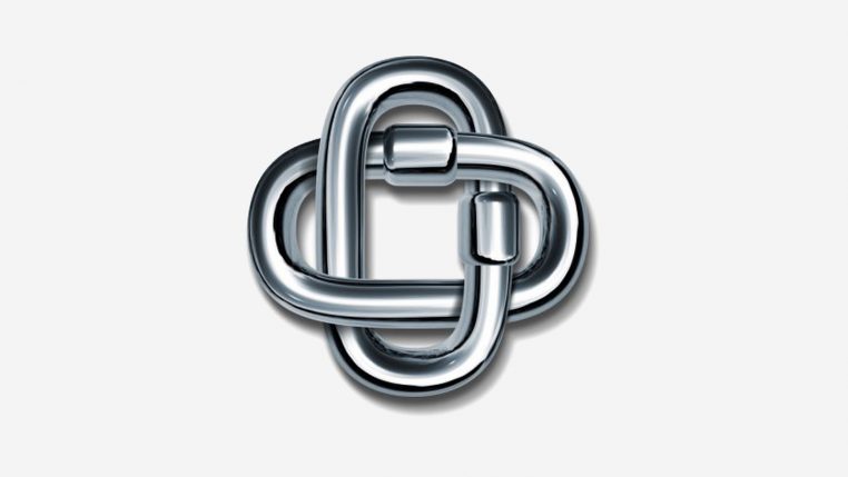 two intertwined links